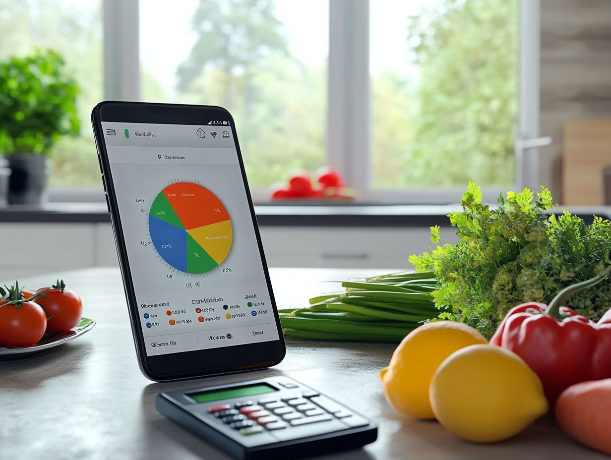 A variety of budgeting apps for managing grocery expenses.