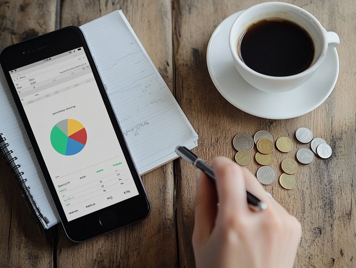 How can a budgeting app help me track my spending habits?