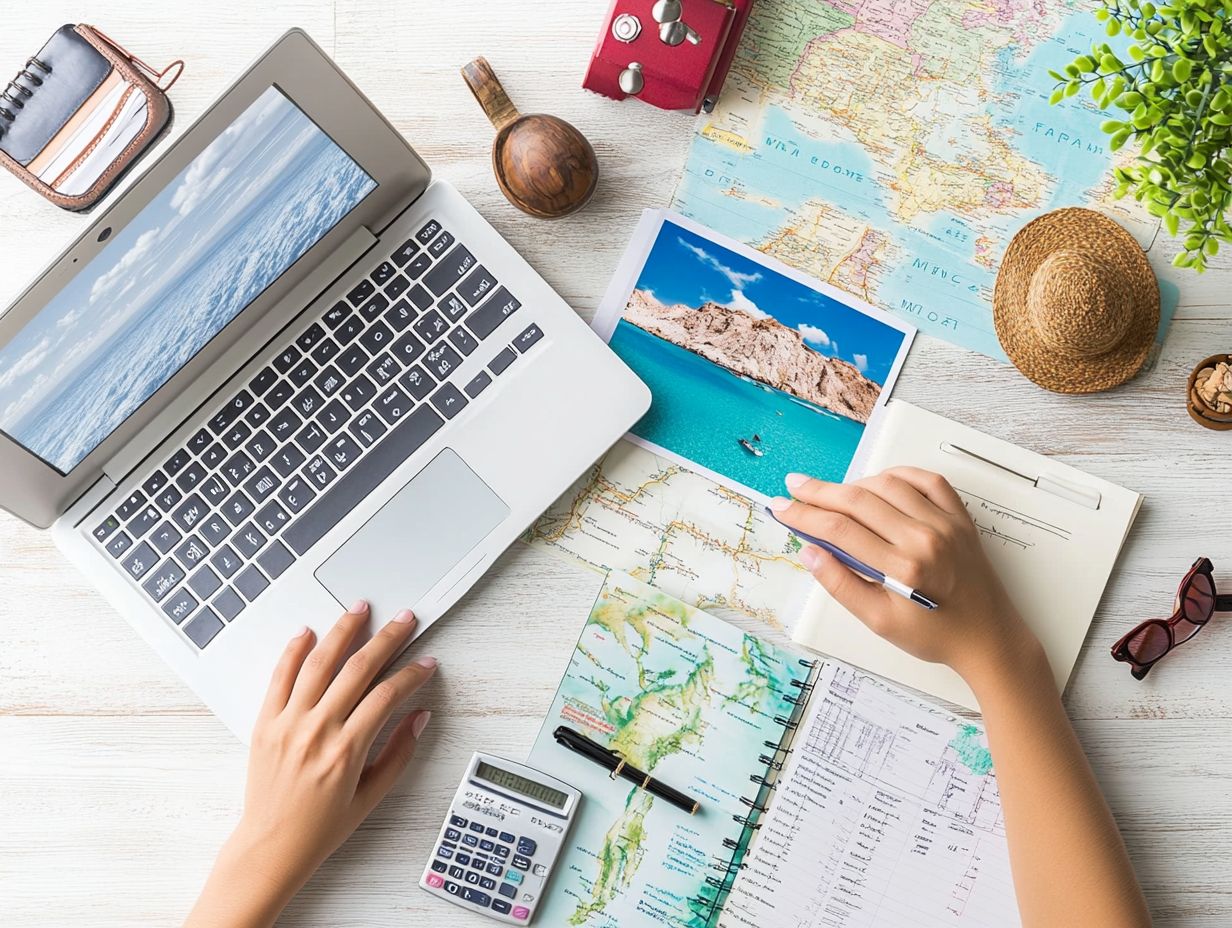 How can I create a budget for my vacation savings?