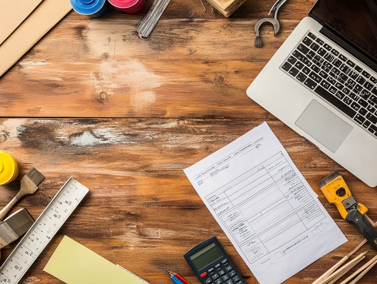 A visual guide to tracking expenses and maintaining a renovation budget