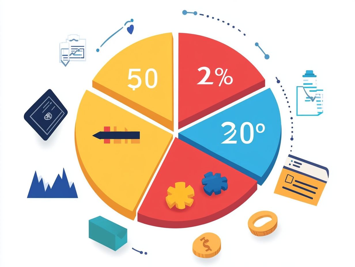 Visual Guide for Creating a Budget Using the 50/30/20 Rule